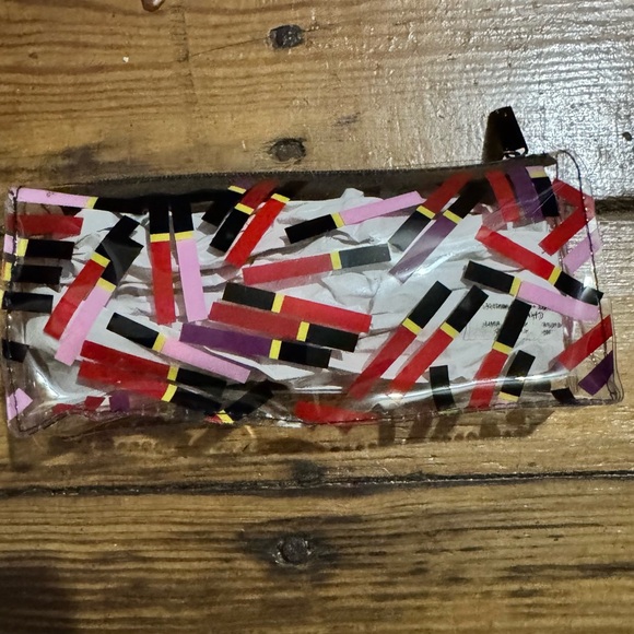 CHANEL Coco Gloss Clear See-through Makeup Cosmetic Bag/ Pouch - Picture 3 of 7